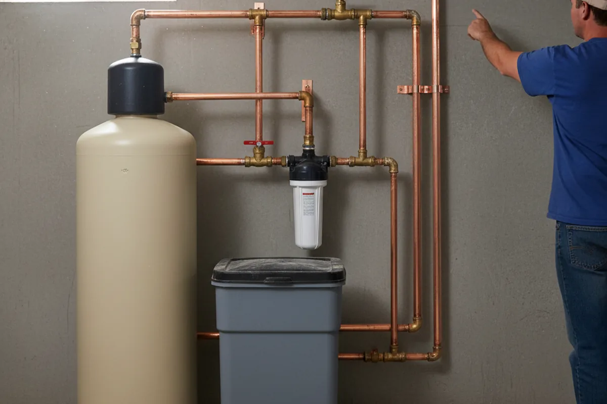 Whole-house water treatment system installed in Cadwell